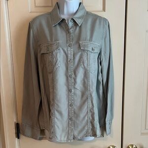 Chico's Camp Utility Shirt
